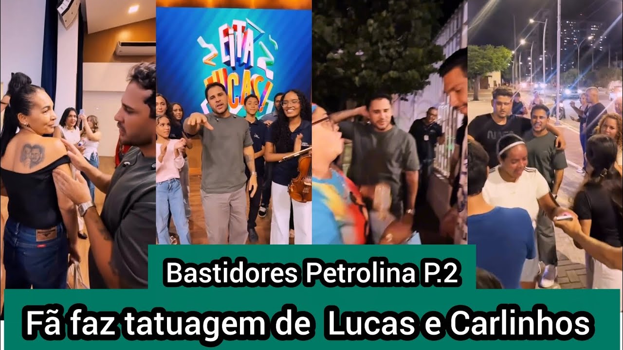 Lucas Guimarães surpreso com fã que tem tatuagem dele com ex Carlinhos Maia - Bastidores P.2