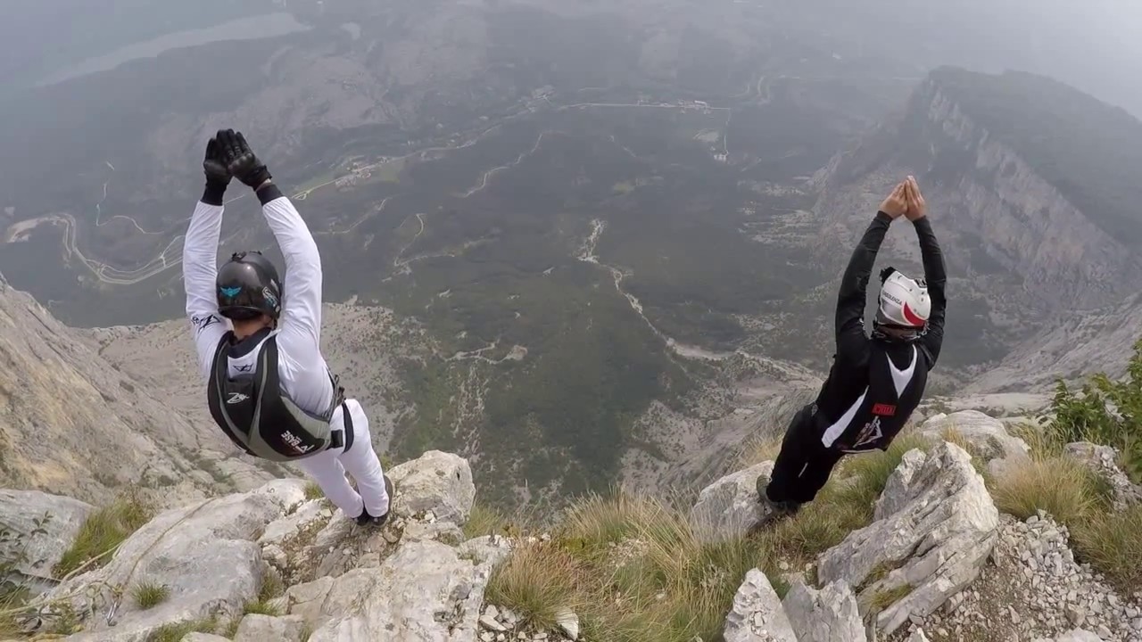 BASE Jumping Acrobatics September 2018 Brento Italy