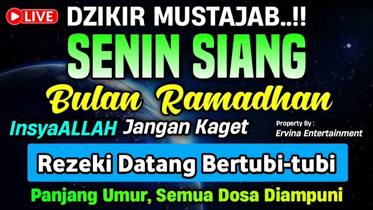 DZIKIR PAGI HARI SENIN PEMBUKA PINTU REZEKI, ZIKIR PEMBUKA PINTU REZEKI | DZIKIR PAGI