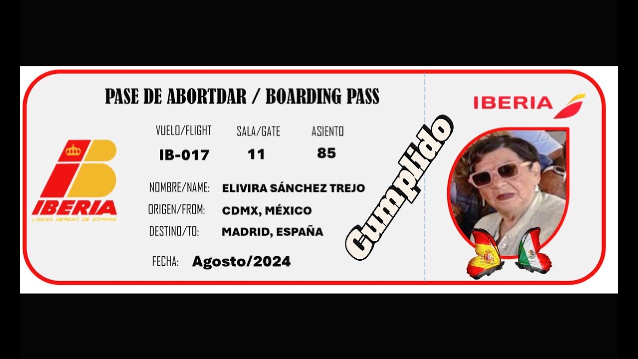 Corral de la Moreria | Elvira Sánchez en su primer viaje a España a sus 85 años. ¡Deseo cumplido!