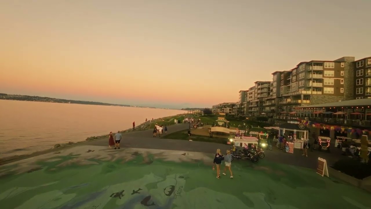 Ruston Way Waterfront Park | Tacoma, WA [4K Drone]