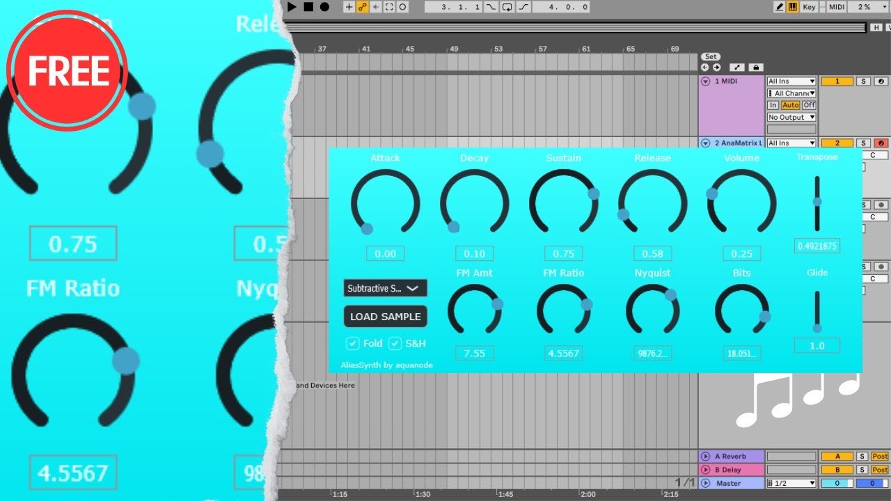 AliasSynth by Aqua Node — FREE Synth for Creative Sound Design