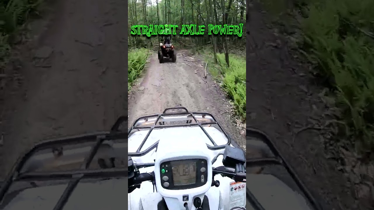 Straight axle power! Honda foreman 500