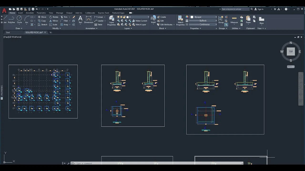 How to design Isolated footing in Staad RCDC Connect 2