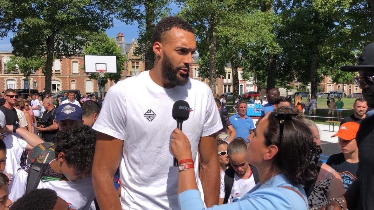 RUDY GOBERT CAMP Inauguration des terrains