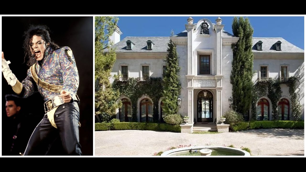 Michael Jackson's house in Beverly Hills Los Angeles - where he spent his final days - forever love