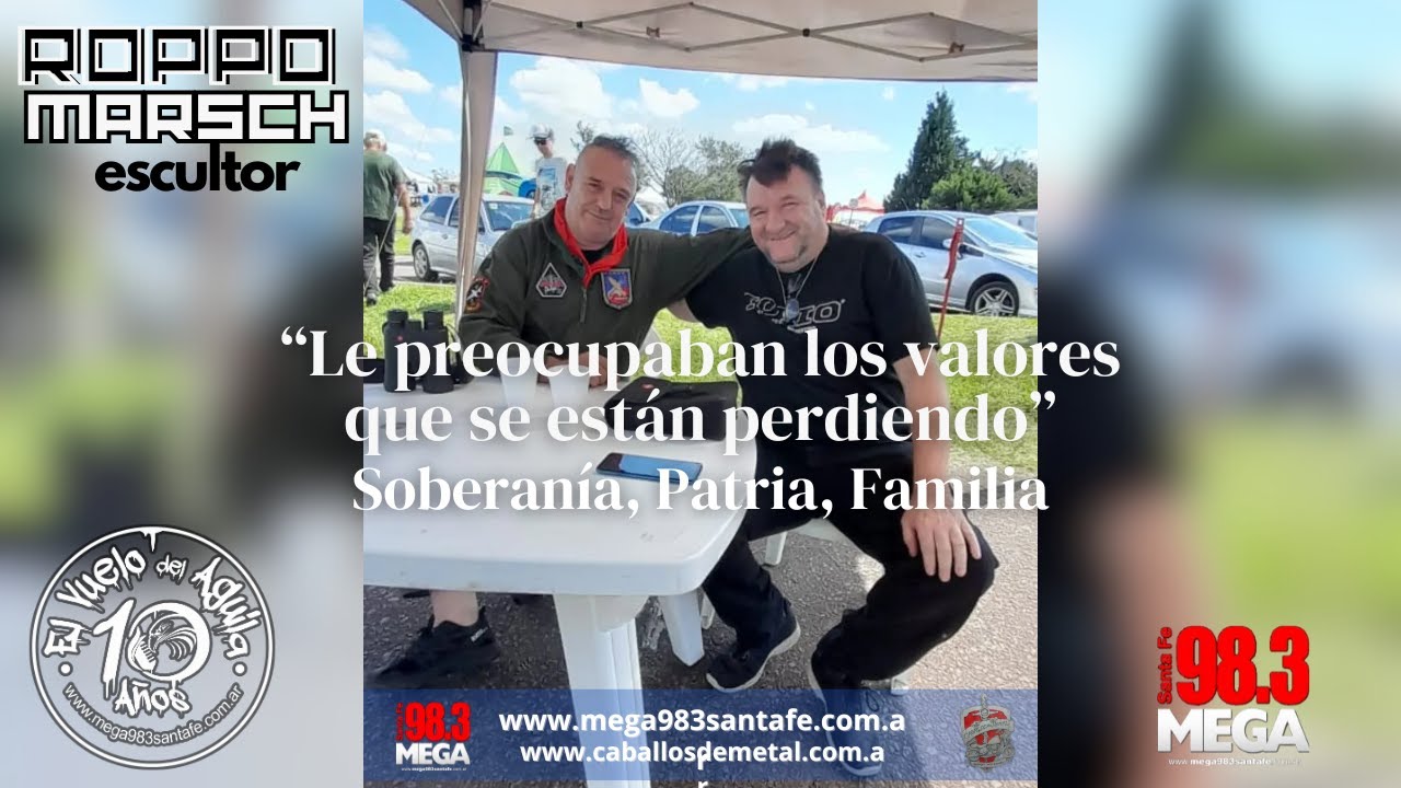 ROPPO MARSCH HOMENAJE A IORIO [ENTREVISTA] EL VUELO DEL AGUILA - MEGA 98.3 SANTA FE