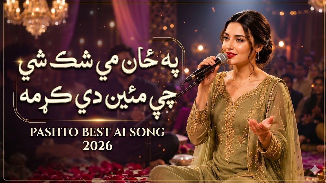 PA ZAN ME SHAK SHEچي مئین دي کړمه | Pashto AI Song 2026 🎧 | New Pashto DJ Song Viral Music Video 4K 