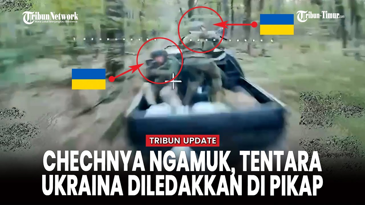 Tentara Ukraina Diburu dan Dihancurkan, Beginilah Aksi Drone Chechnya