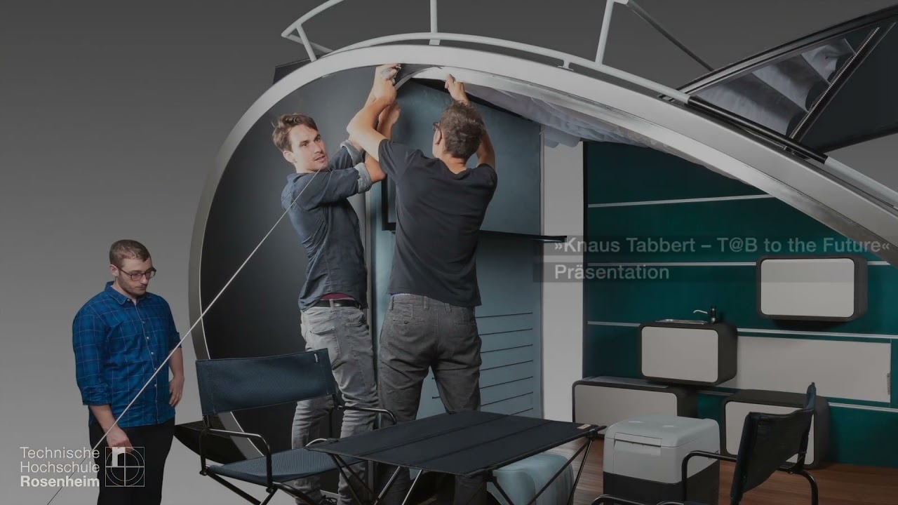 Masterstudiengang Innenarchitektur und M&ouml;beldesign: F&E-Projekt &raquo;Knaus Tabbert &ndash; T@B to the Future&laquo;