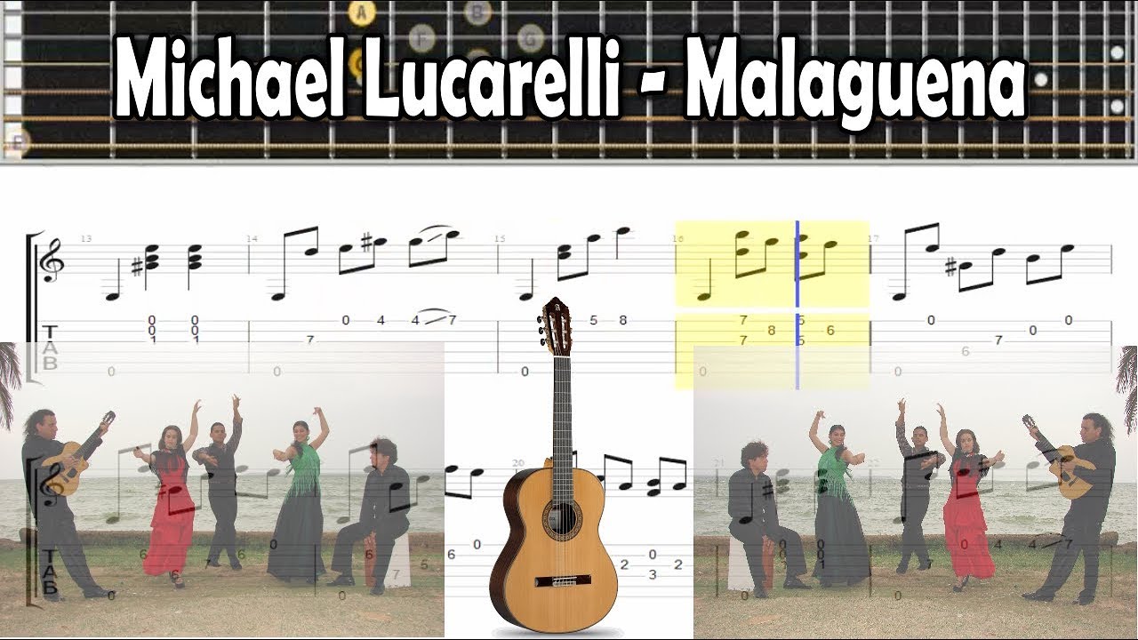 Michael Lucarelli - Malaguena  - Tablatura