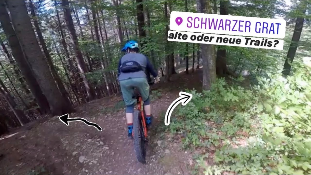 Schwarzer Grat ⛰ Kreuz Trail + CRASH 💥 mit @maximilian_krauss_