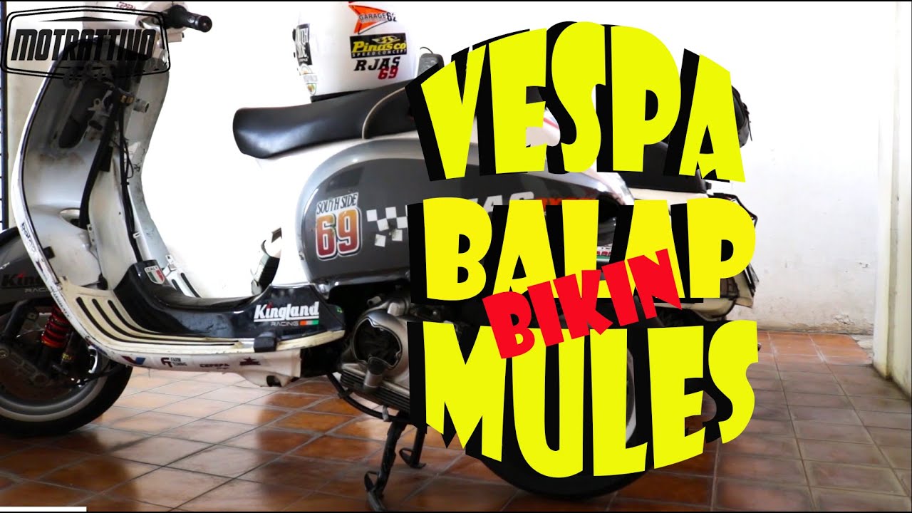 Vespa LX italy dipakai balap