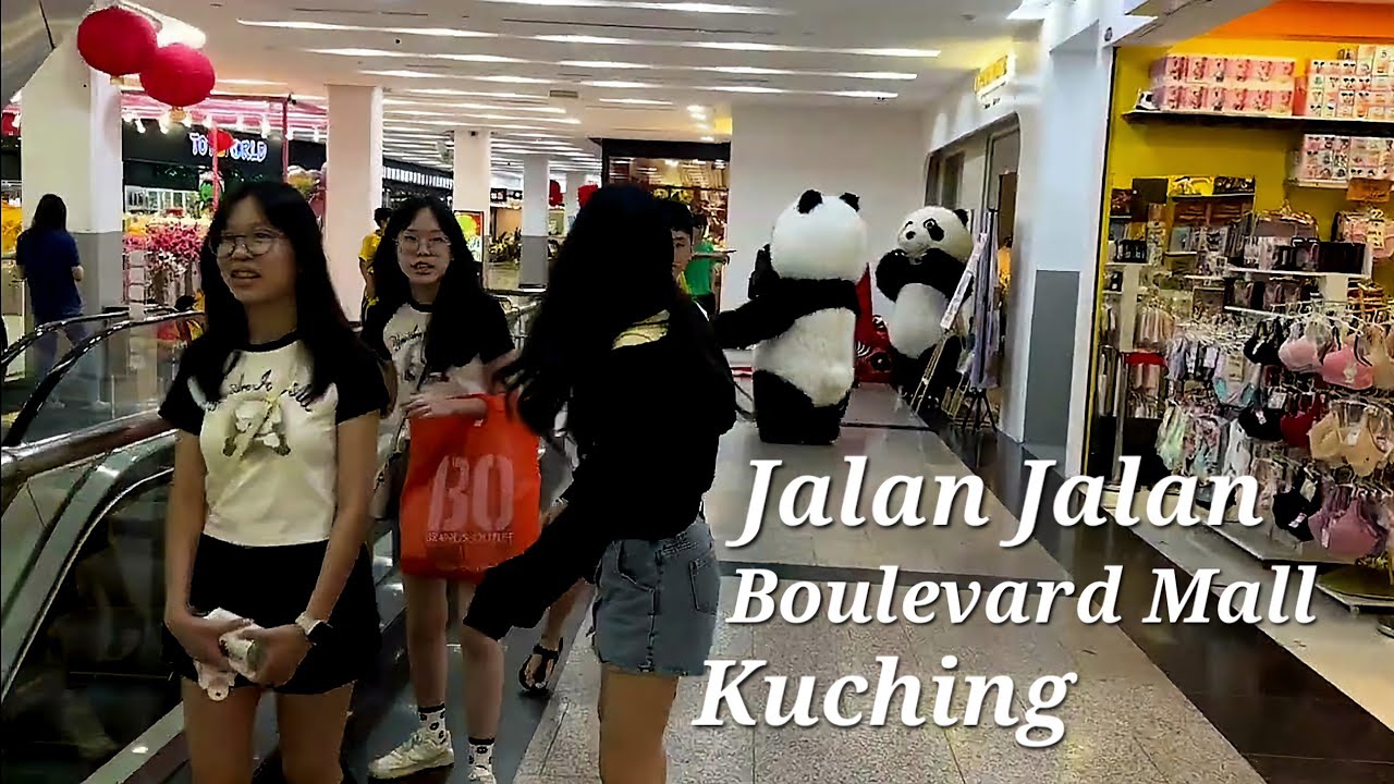 Kuching Boulevard Mall Full Tour💖Family favourite mall😁