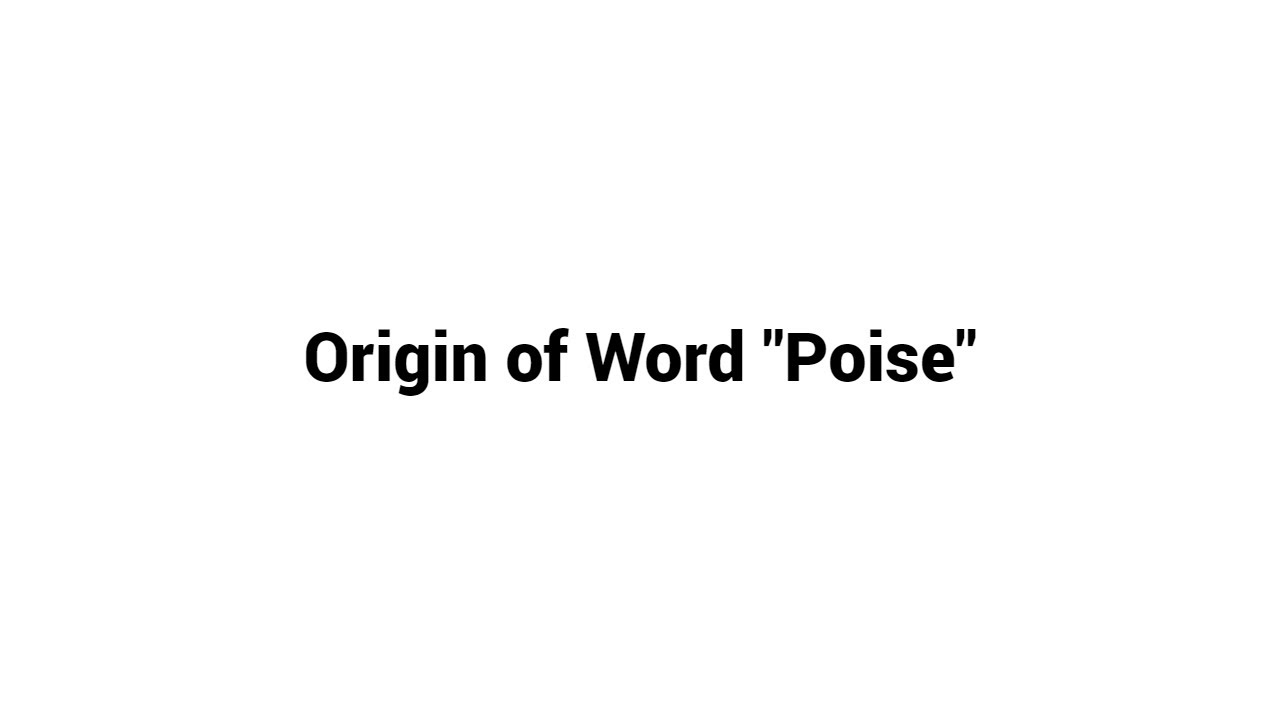 Origin of Word 