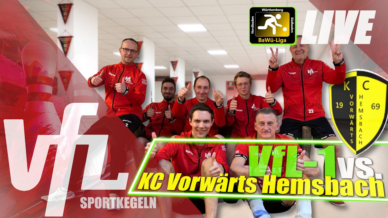 SPORTKEGELN: VfL Stuttgart-Kaltental 1 vs. KC Vorwärts Hemsbach 1 (BaWü-Liga Männer, 28. Feb. 2026)