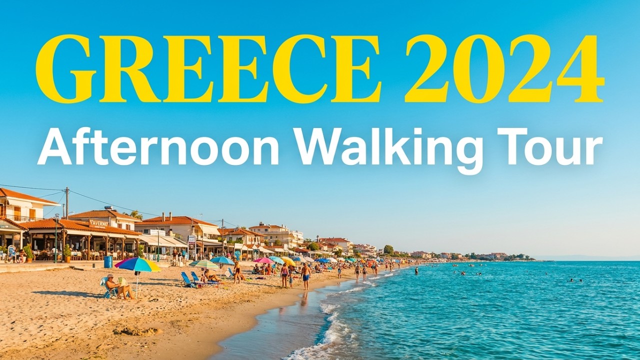 Paralia Katerini Afternoon Walking Tour Greece 2024