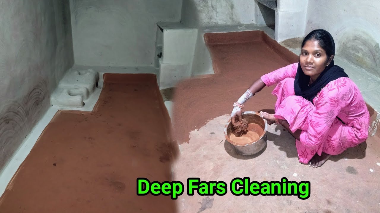 मिट्टी किचेन की Deep Fars Cleaning दिन का आधा काम शाम को करना पड़ा किसलिए..