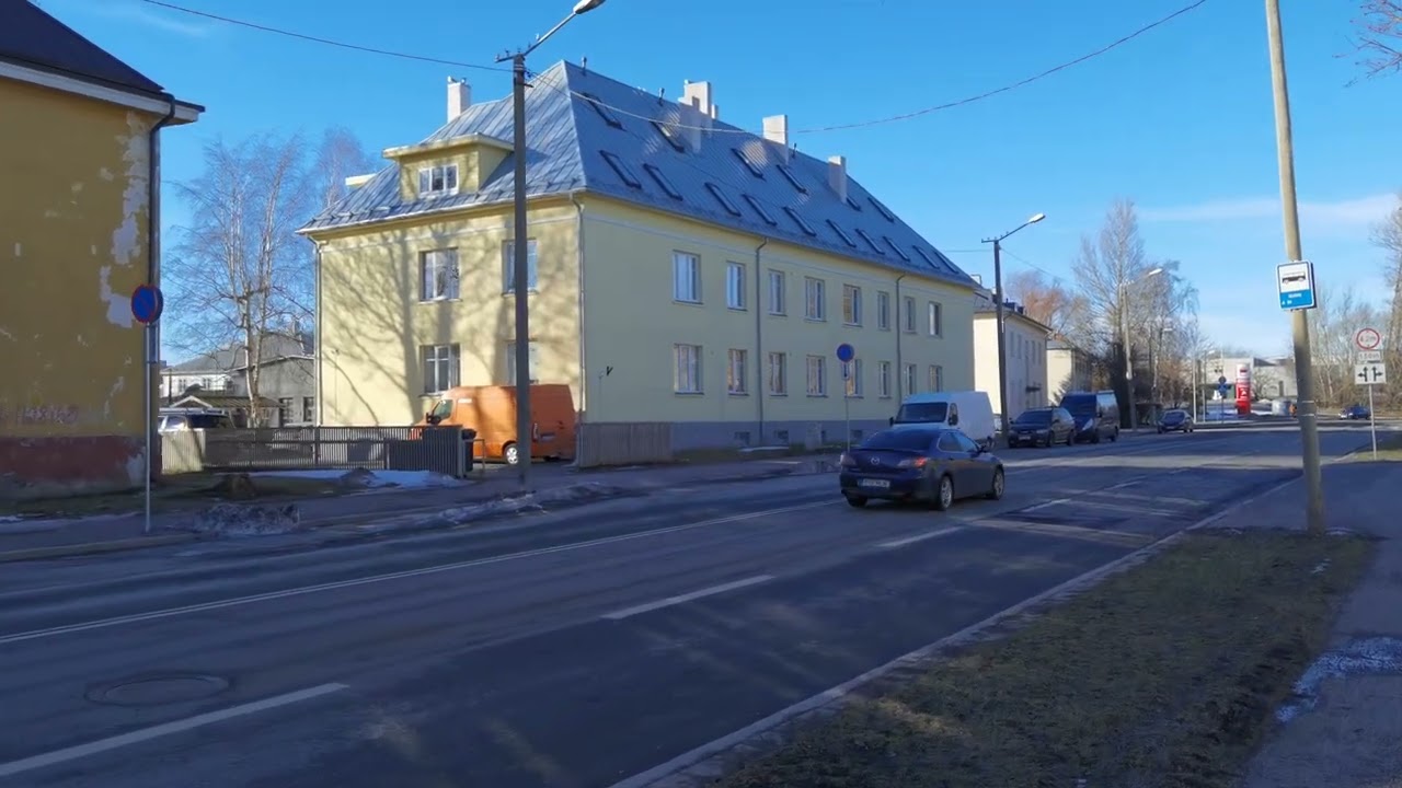 Tallinn - 4K - Crossing Pelgulinn and Kalamaja city areas - 2022