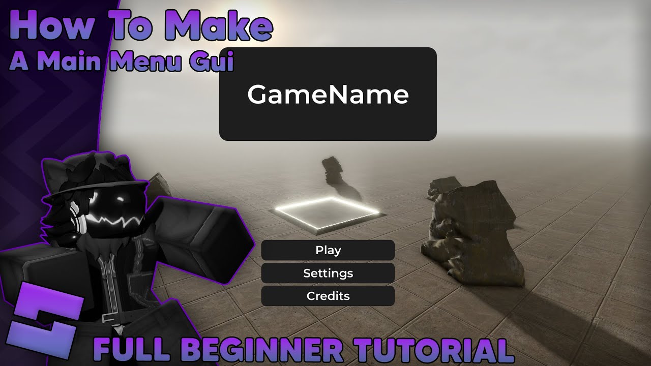 How to make a Main Menu Gui // 2023 // Roblox Studio