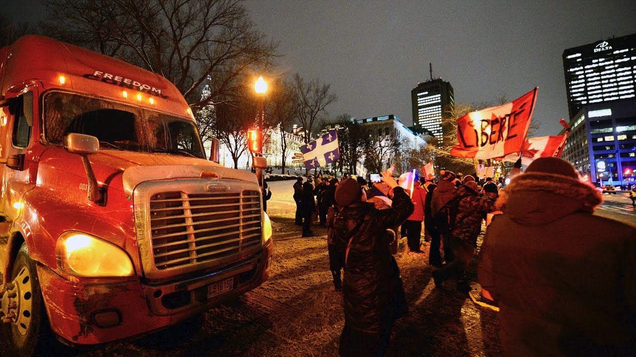 Convoi vers Québec: la colline parlementaire sous haute surveillance