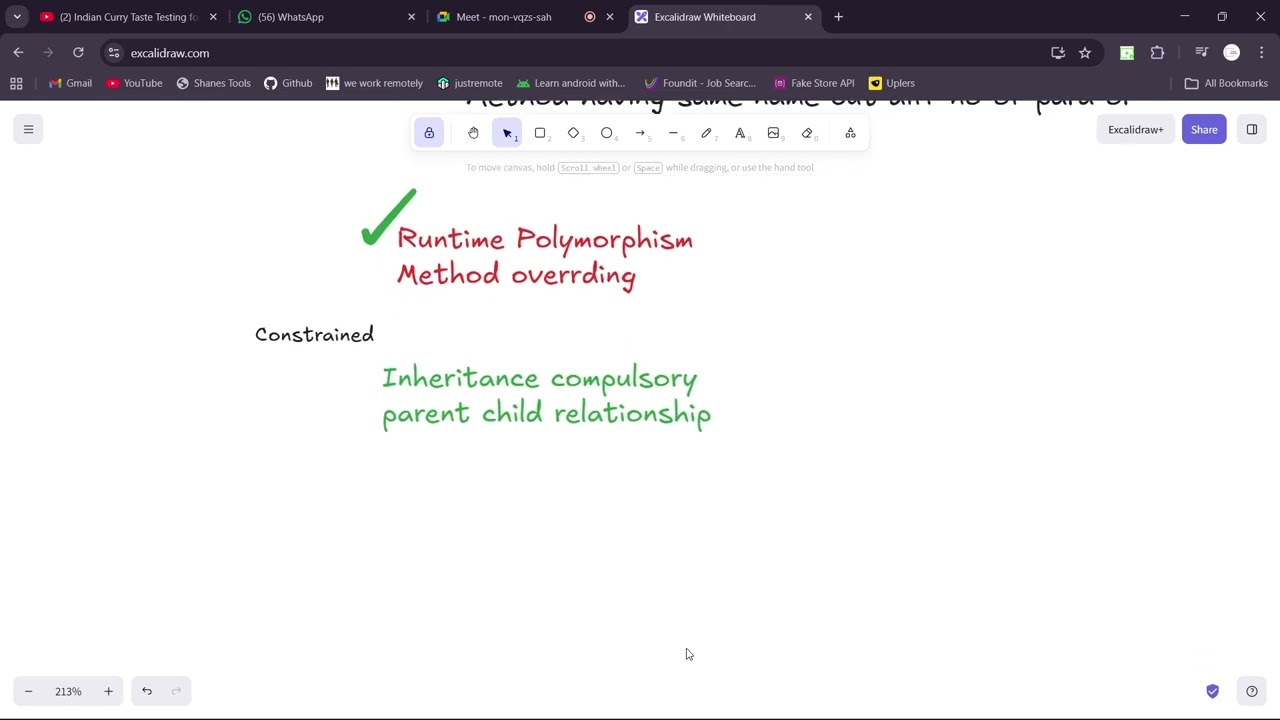 Method overriding In java day 44