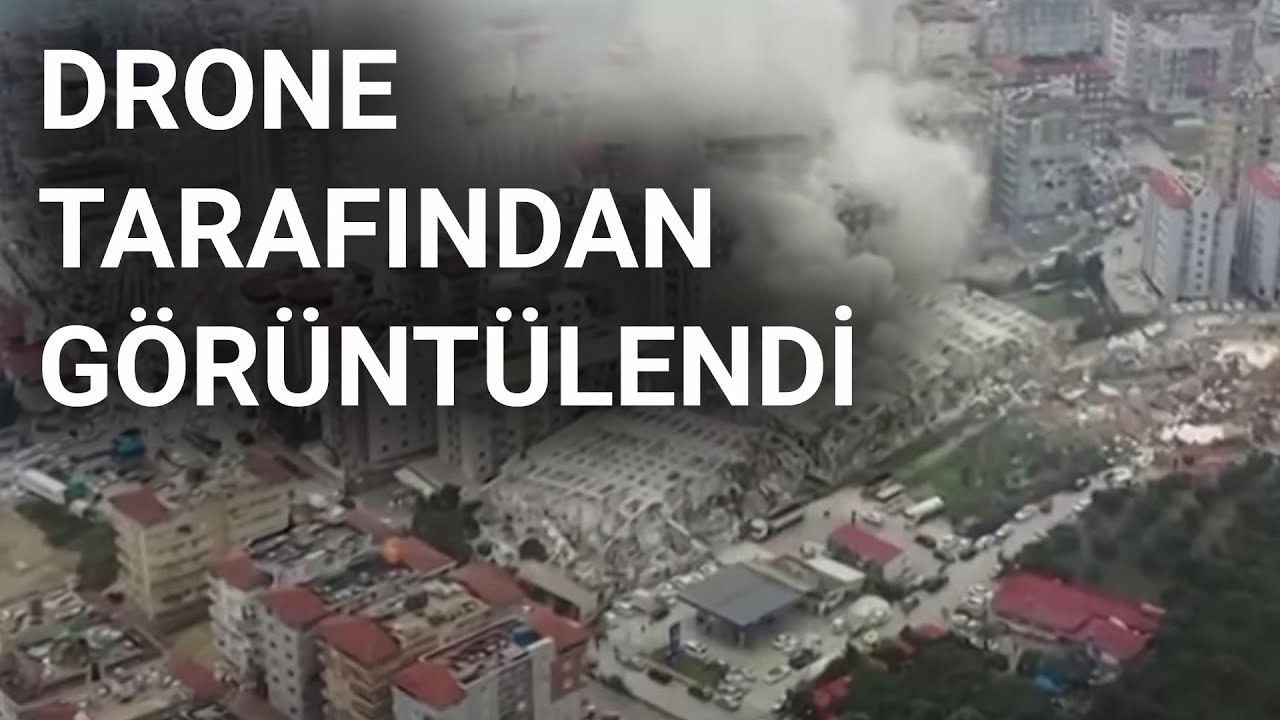 @NTV drone'ları depremin ardından Hatay'da (7 Şubat 2023)