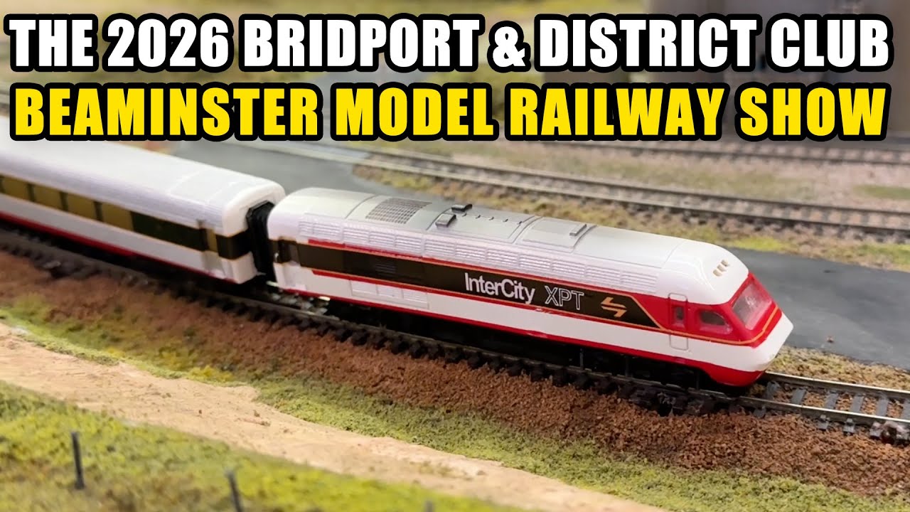 Основные моменты выставки моделей железных дорог клуба Bridport & District Model Railway Club в Б...