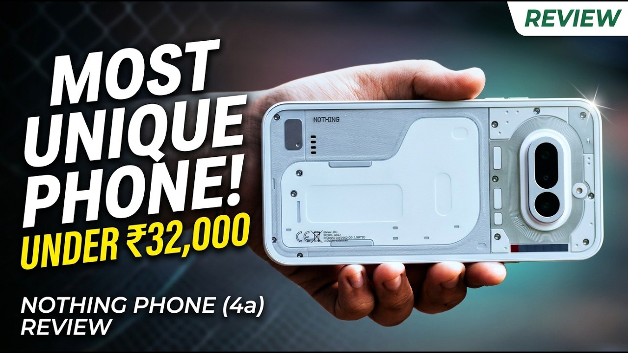 Nothing Phone 4A review – Crazy Transparent Design, AI Button & Glyph Bar!