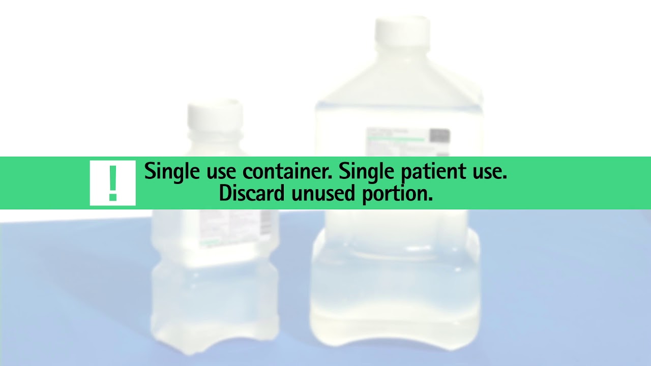 Using the PIC™ Irrigation Container