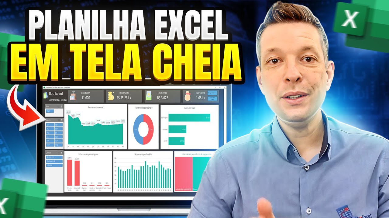 Planilha em Tela Cheia e Ajustar Resolução Excel