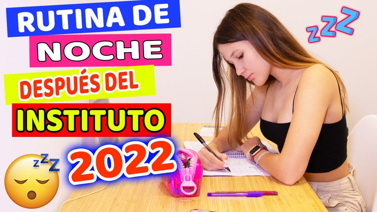 RUTINA DE NOCHE DESPUÉS DEL INSTITUTO 2022 en ANDORRA! ❤️ 100% REAL | Daniela Golubeva