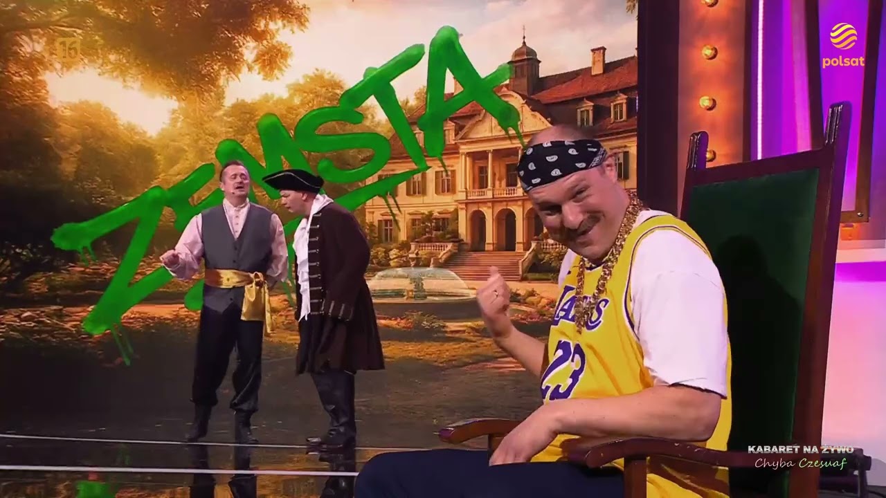 Zemsta. Lektury (nie) obowiązkowe | Kabaret na żywo. Chyba Czesuaf