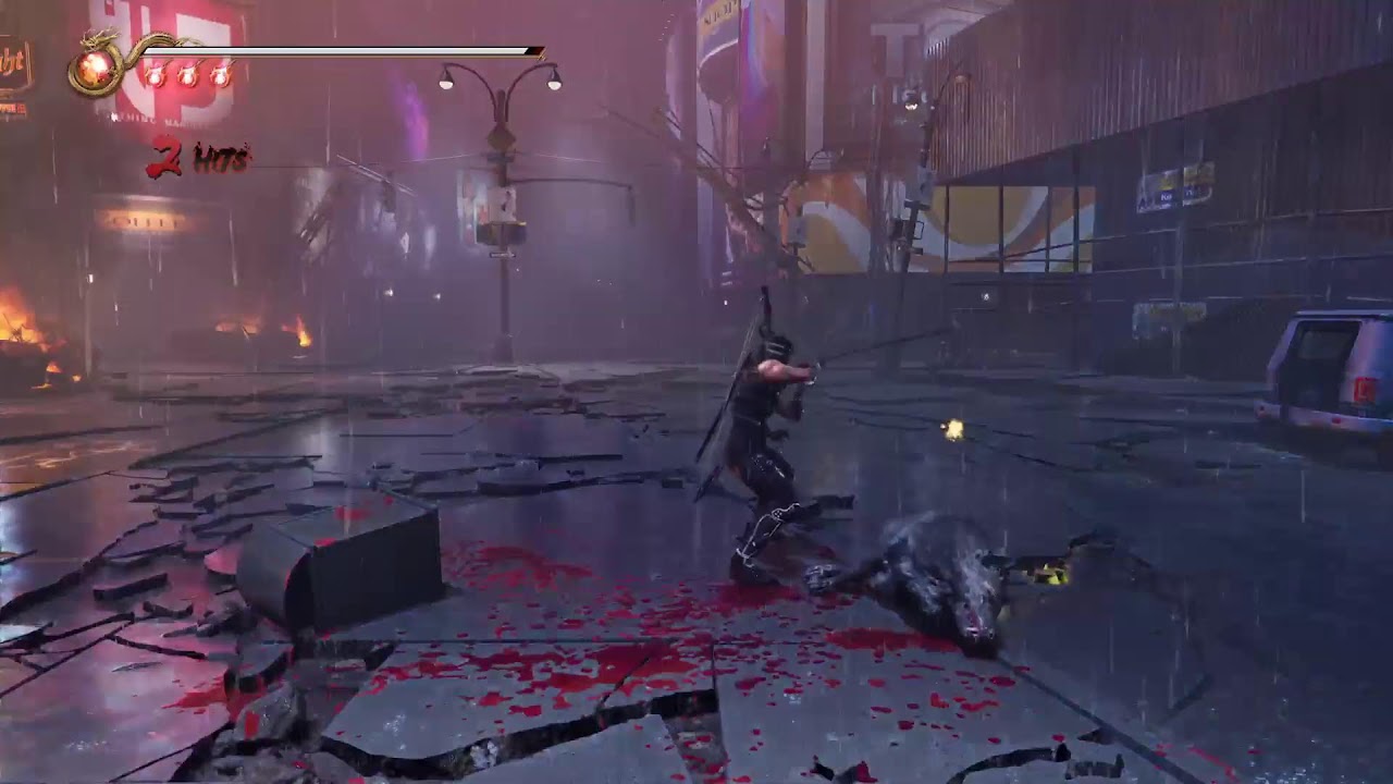 Sofa plays Ninja Gaiden 2