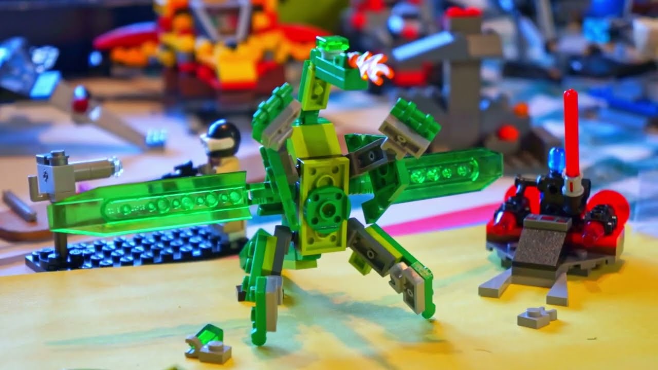 LEGO X Pod - DRAGON DROP - Upgrading Base Set with New Joints/Wings