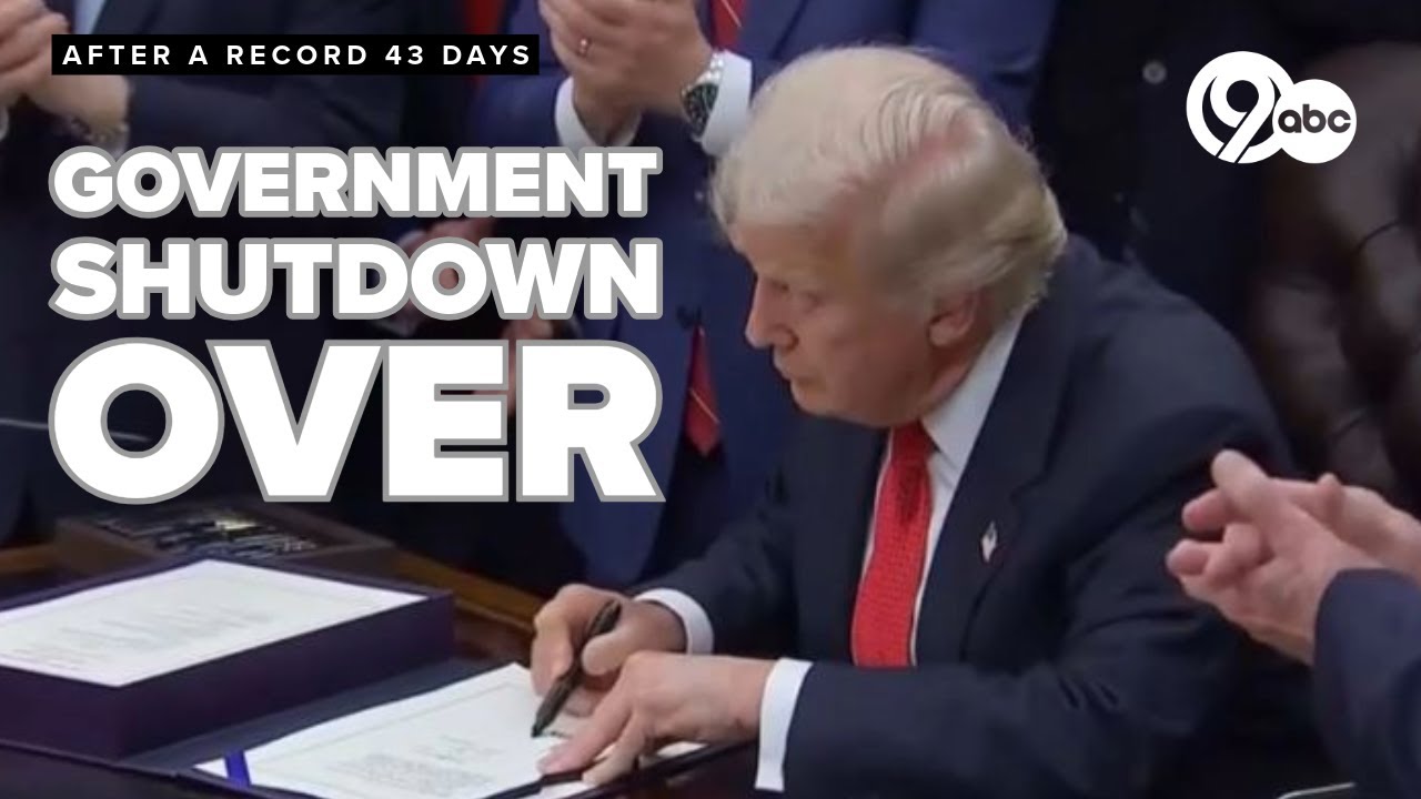 Paid for through Jan. 30: US government shutdown ends as President Trump signs funding bill into law