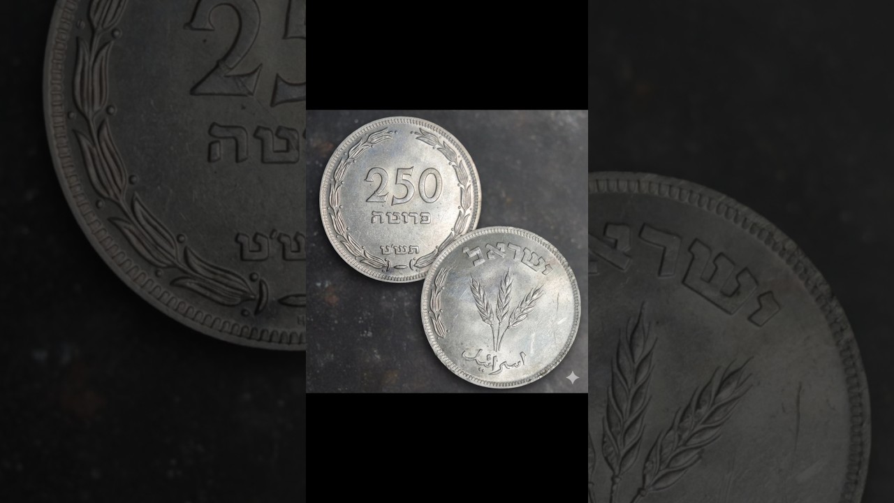 250 Pruta 1949 (5709) H Israel coin 
