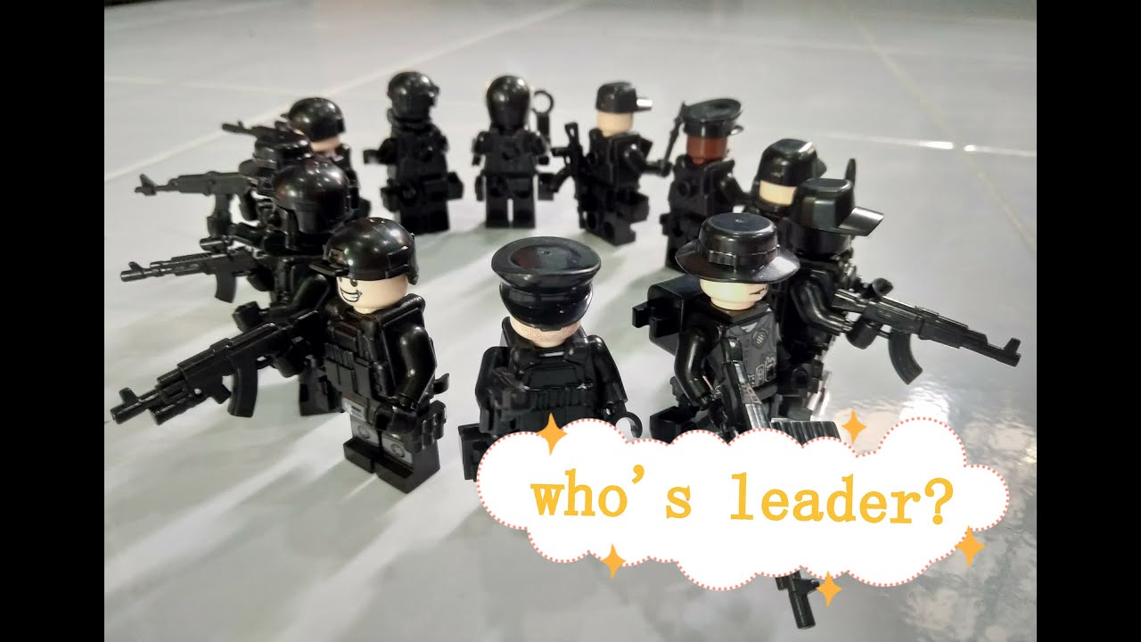 7 Cute Minifigures - Military Special Forces ( Who,s Leader )
