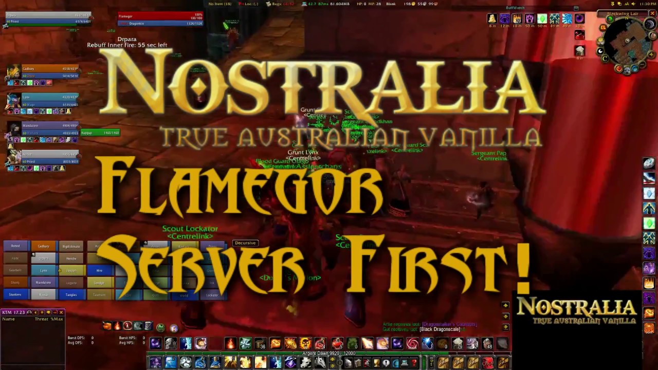 Server First - Flamegor - BWL - Raid Highlight!