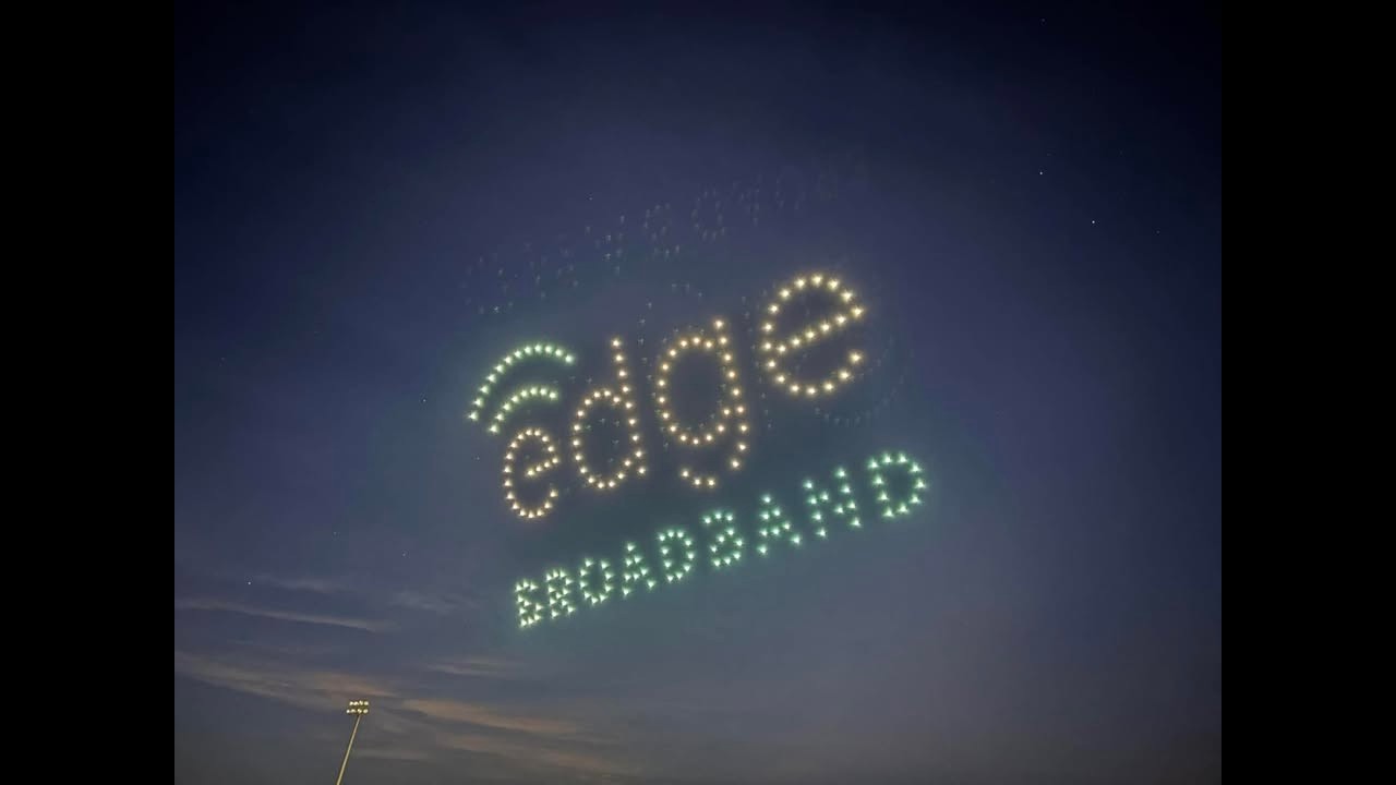 Edge Broadband Drone Show at Elkhorn Maker FEST 2026