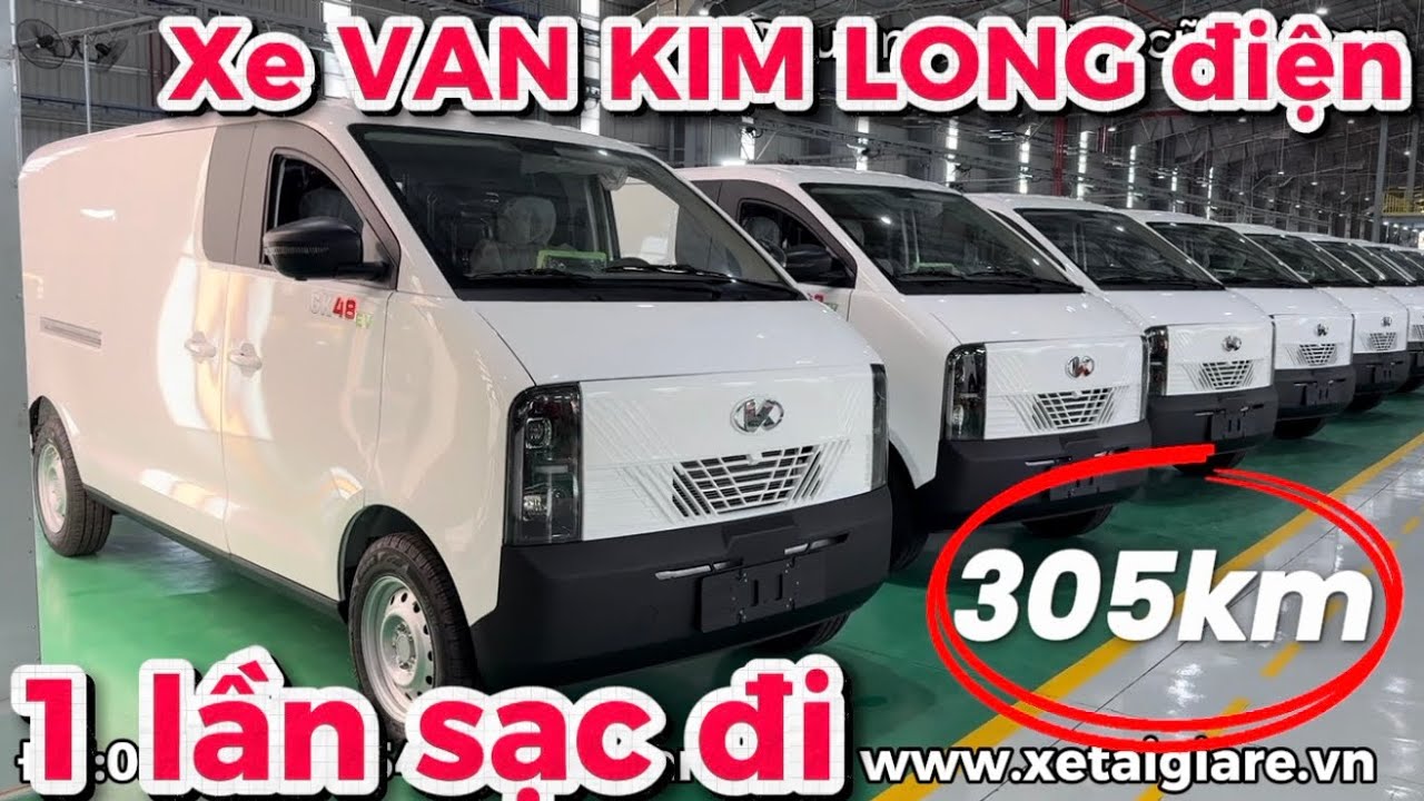 Giới thiệu xe tải Van Kim Long GK48 | Xe Van điện KimLong 1 lần sạc đi 300km #xevankimlong #gk48