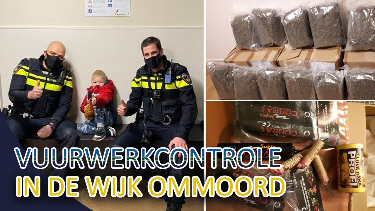 Politie Rotterdam - Basisteam IJsselland - Vuurwerkcontrole in de wijk Ommoord