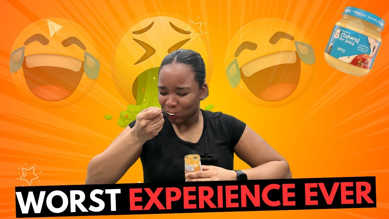 TRYING OUT BABY FOOD!! *WORST EXPERIENCE EVER*