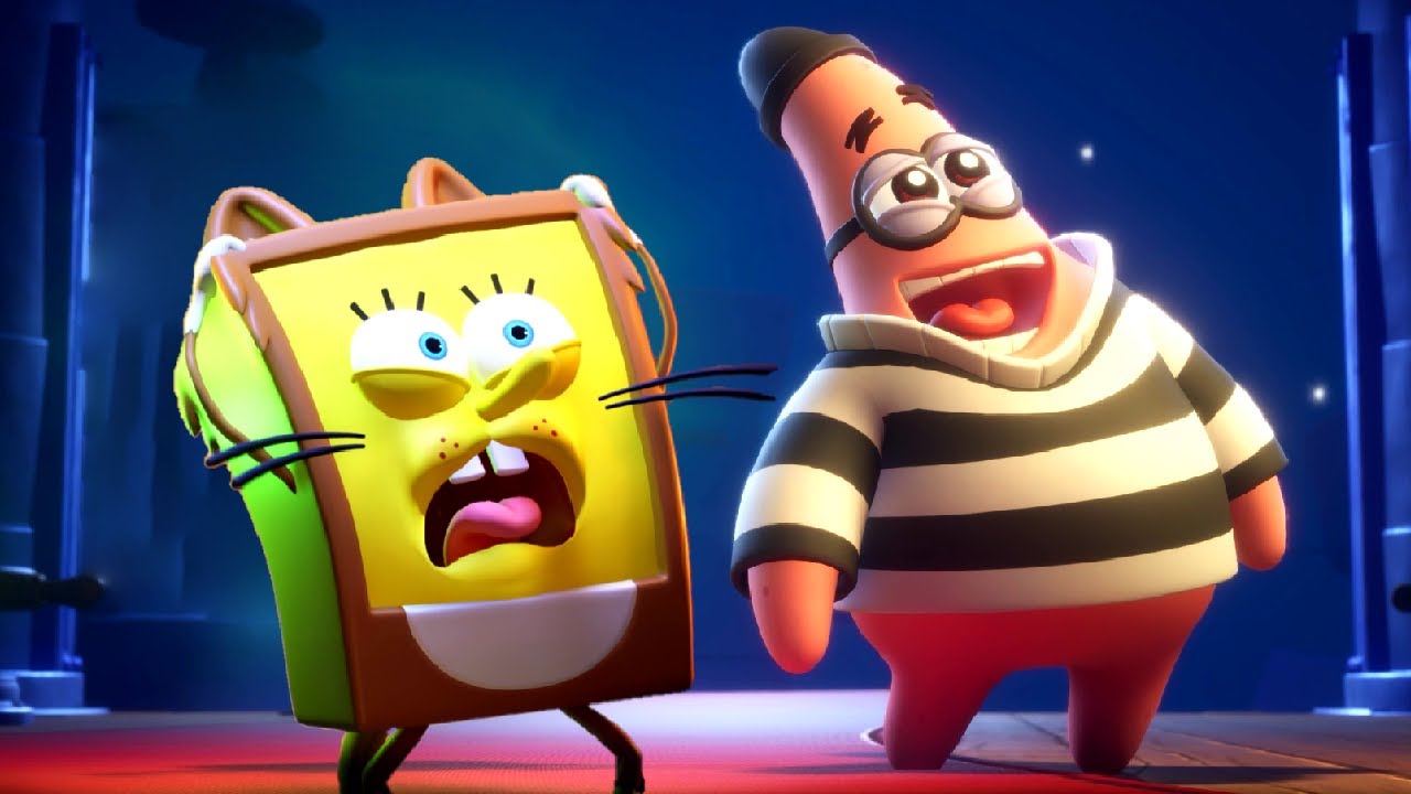 Cat Burglar SpongeBob and Robber Patrick get the Golden Spatula and take on the Titans