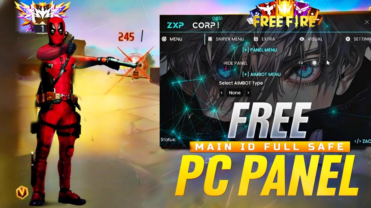NEW PC PANEL UPDATED OB52💻 PANEL FOR FREE AIMBOT FREE FIRE 🎯 SNIPER AIMBOT | 100% SAFE AND ANTIBAN ✅