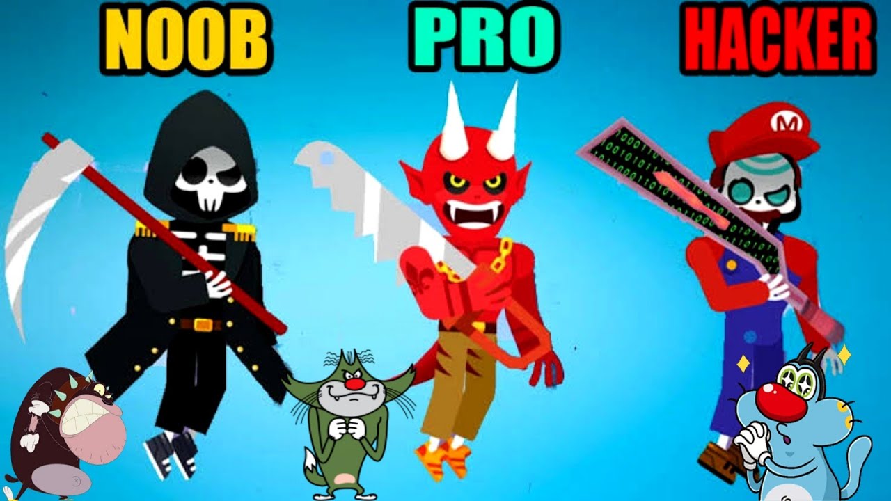 NOOB vs PRO vs HACKER Death Incoming #2 Android iOS Oggy And Jack