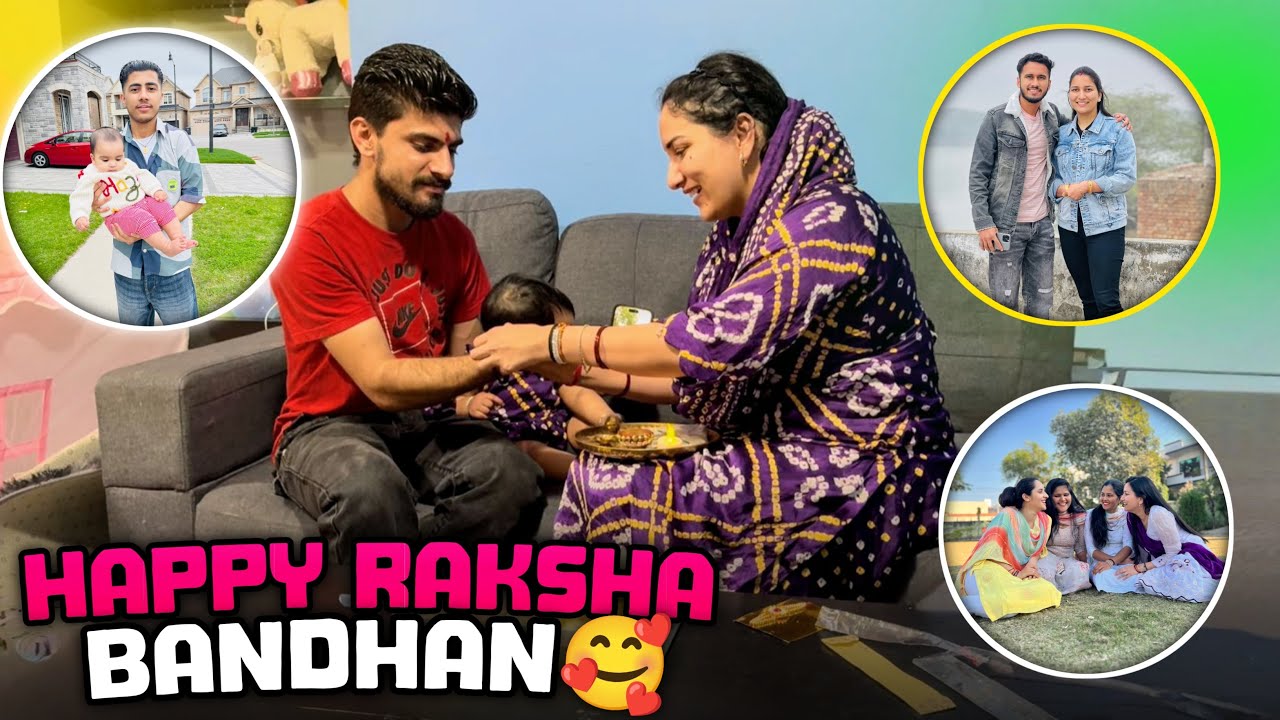Kuch aase manaya Canada m Raksha-bandhan❤️| Online Rakshi🥲