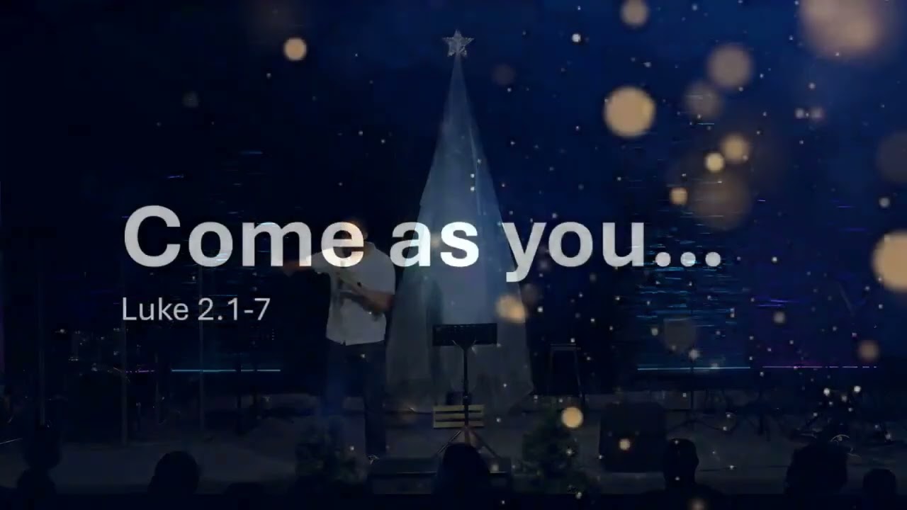 Come as you are but don't stay there