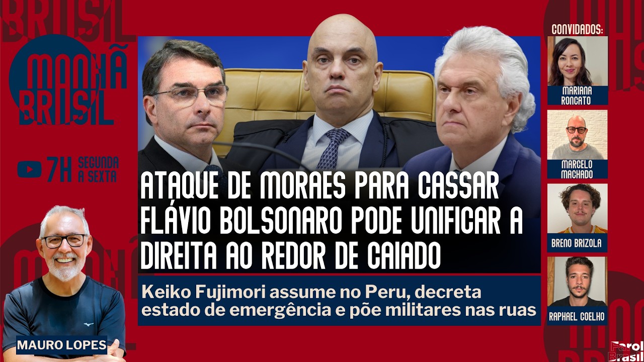 Direita pode se unificar ao redor de Caiado se Moraes conseguir cassar candidatura de Fl&aacute;vio |31.7