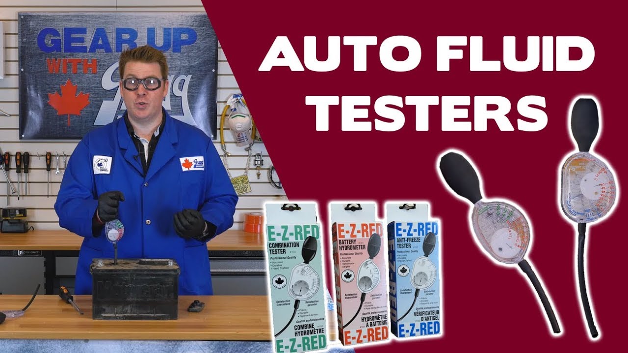 How To Test Antifreeze / Coolant / Battery / Washer Fluid With E-Z-RED - Gear Up With Gregg's